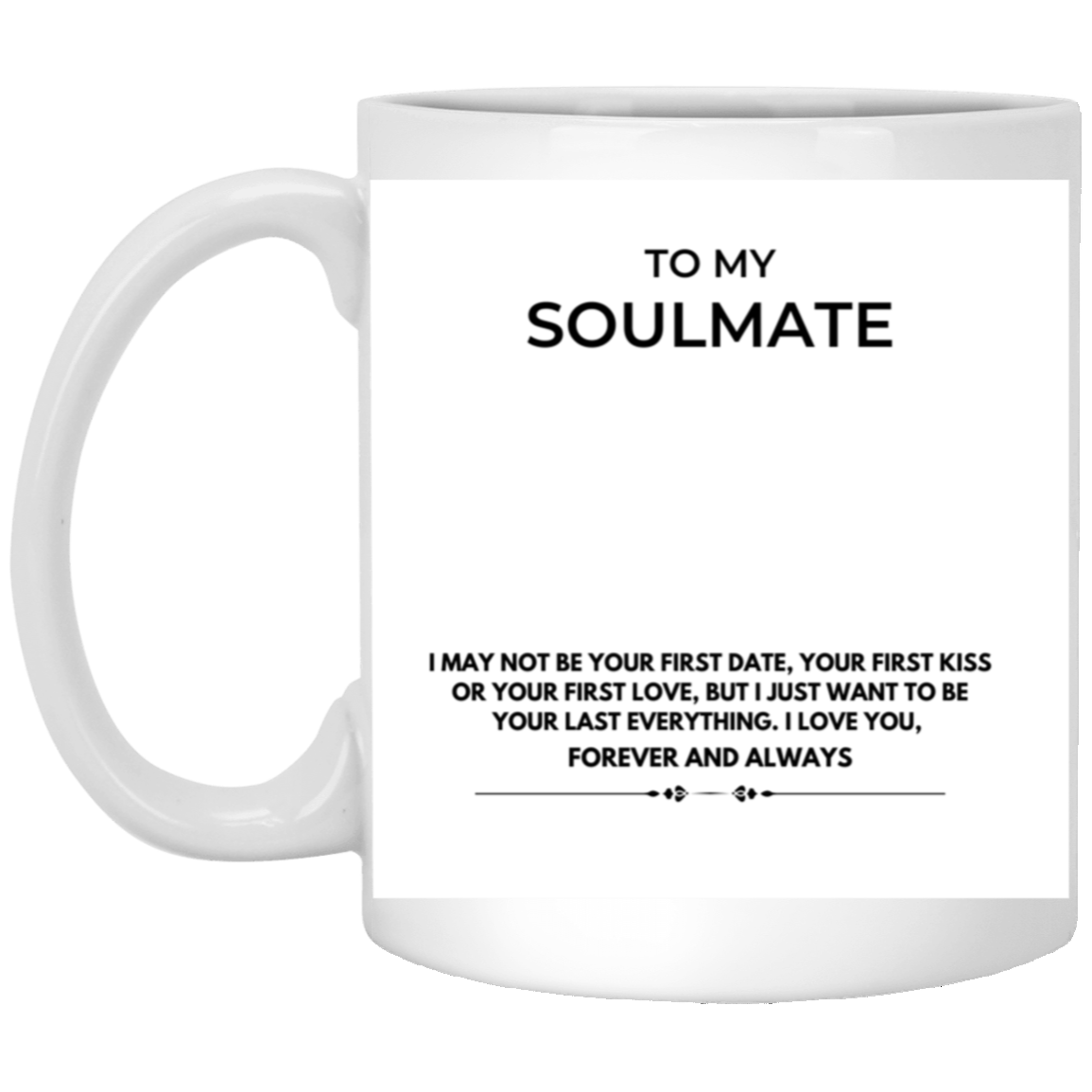 Soulmate Cup 11oz White Mug