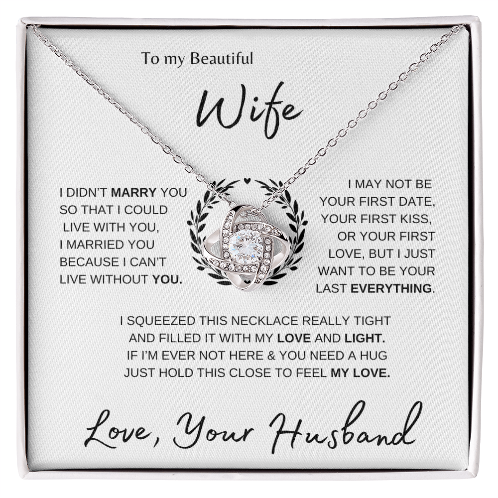 Gift for Wife | Necklace | Beautiful Love Knot