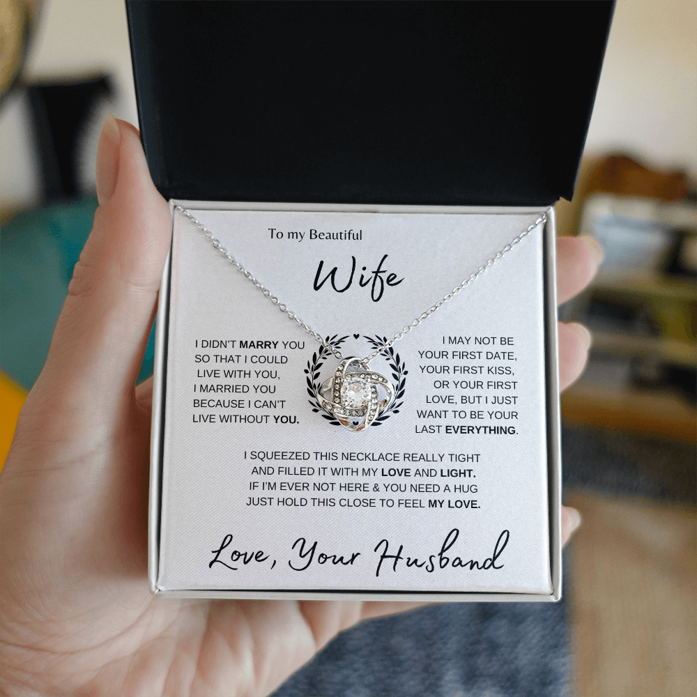 Gift for Wife | Necklace | Beautiful Love Knot