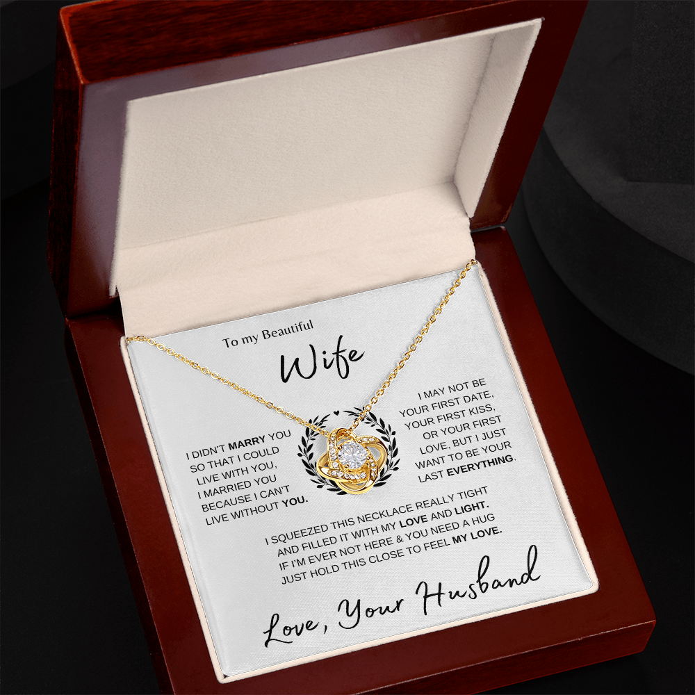 Gift for Wife | Necklace | Beautiful Love Knot