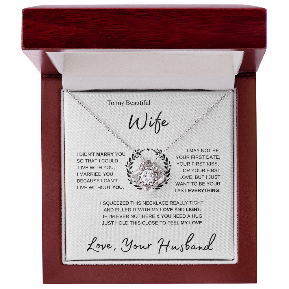 Gift for Wife | Necklace | Beautiful Love Knot