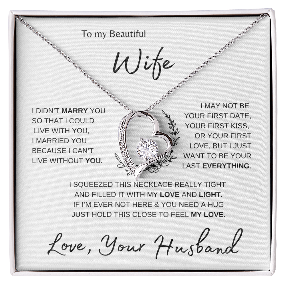 To My Wife | Forever Love Necklace