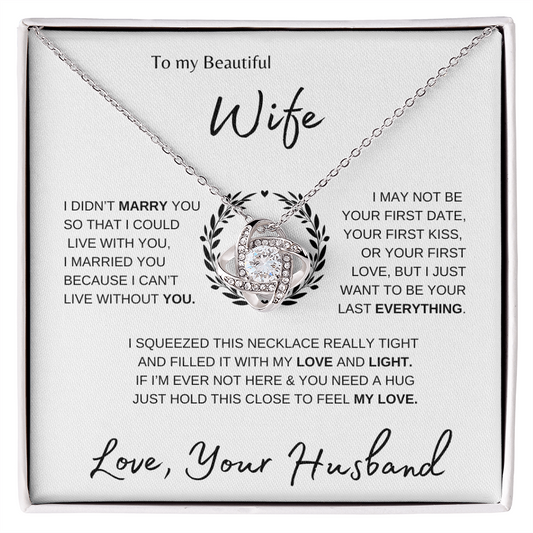 Gift for Wife | Necklace | Beautiful Love Knot