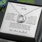 To My Beautiful Wife | Forever Love Necklace